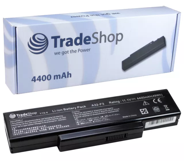 AKKU 4400mAh für MSI Megabook GX400 GX600 GX610 GX620 GX675 GX677