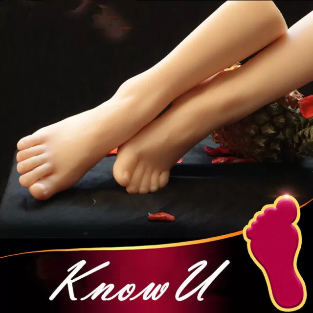 Large Silicone Female Foot 26CM Lifelike Mannequin Feet Display