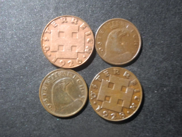 5026- Austria - Four Coins