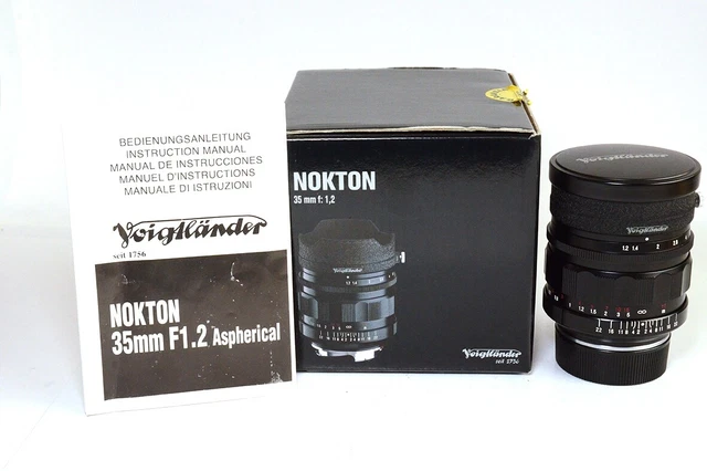 Objectif Manuel Voigtlander VM 40MM F1.4 Nokton