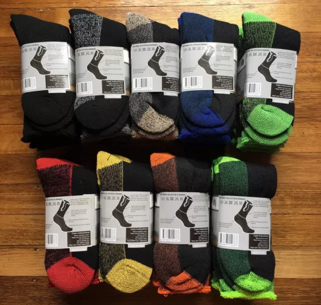 6 Prs 6-11 85% AUSTRALIAN MERINO WOOL THERMAL HEAVY DUTY EXTRA THICK WORK SOCKS 3