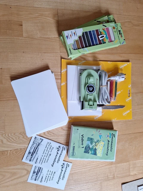 Encaustic Einsteiger-Set mit Maleisen, Wachsfarben, Malkarten und Video