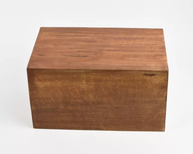 Large Adult Solid Wood Casket Cremation Ashes Urn Biodegradable Funeral Memorial