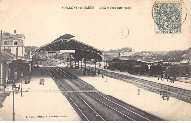 51.AM17215.Châlons sur Marne.Gare
