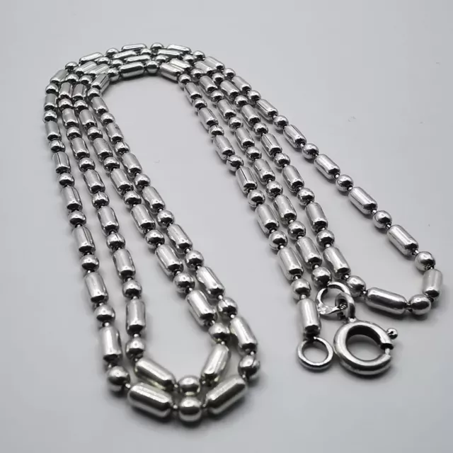 Vintage Sterling Silver 925 Women's Men's Jewelry Chain Necklace Marked 8.7gr