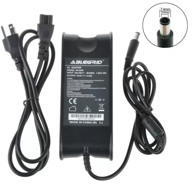 AC Power Adapter Charger for Dell Vostro 1000 1300 1400 1500 Power Supply Cord