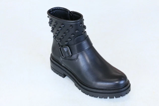 SUR NUAGE 76 247 Tronchetto donna con cerniera laterale perle e