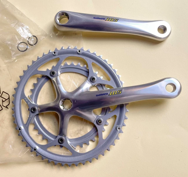 Manivelle Shimano 105 FC-1055 - 170 Mm - Plateau 52/42 Dents - Neuf Dans Sa Boîte Vintage