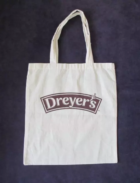 Very Rare! Vintage DRYER'S Grand Ice Cream & Sunset Cotton Advertising Tote Bag