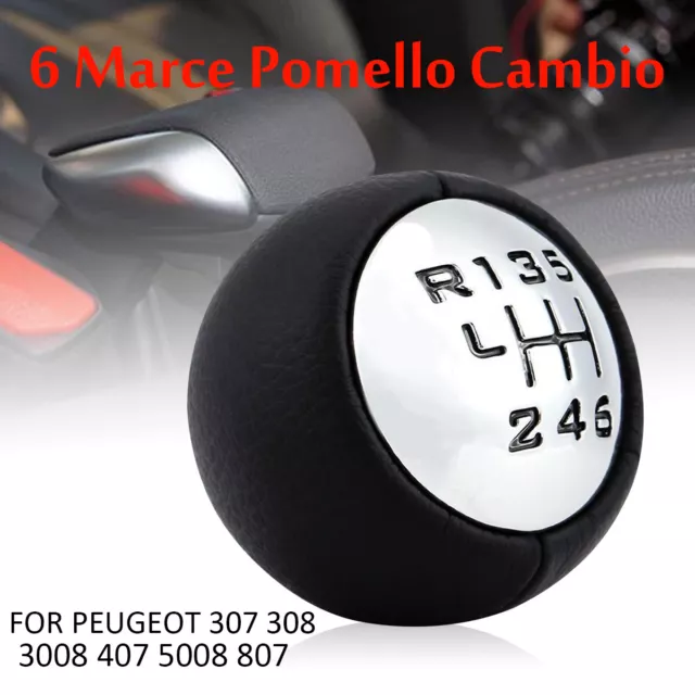 Pomello Cambio Per Peugeot 307 308 3008 407 5008 807 6 Marce Partner B9 Tepee