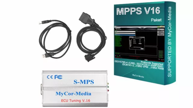 Mpps Smps V16 per BMW VW Audi Seat Opel MB Auto ECU Messa Utensile Lampeggiatore