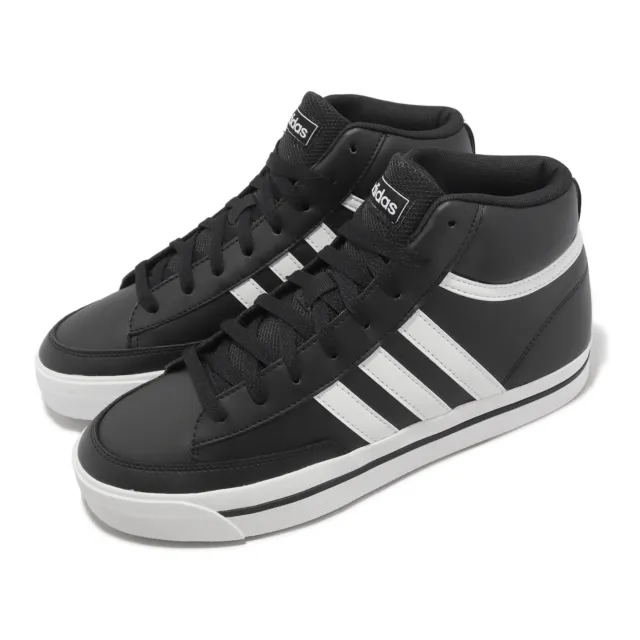 adidas Retrovulc Mid Core Black Footwear White Men Skate Boarding Shoes GW8370