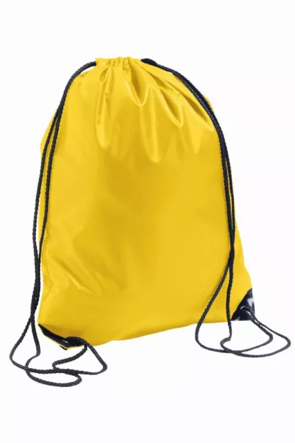 Color Oro Giallo Laccio Palestra Sacca Pe Scarpe Danza Zaino Borsa da Nuoto