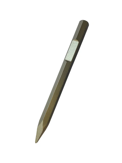 WERHE ® HEX28 Spitzmeißel 28 x 400 mm Sechskant-Aufnahme 28 mm für Abbruchhammer