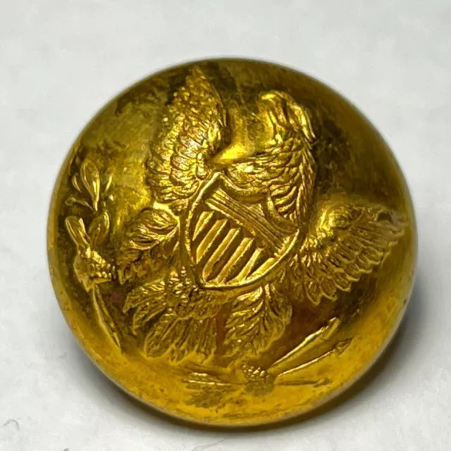 CIVIL WAR UNION enlisted soldier eagle coat gilded button - correct tin ...