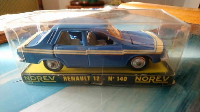 NOREV 1/43 – Renault 12 Blanche N°140 – Miniature Ancienne Collection