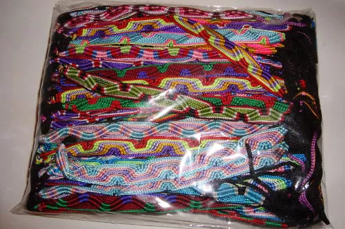 Wide Peruvian Handmade, Friendship Bracelets, lot of 1000~uk seller~Wholesale 2