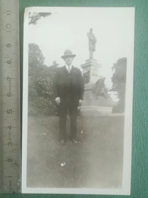 1950 C705 circa Lot 2 Character Photos Men & Women Hat in a Park