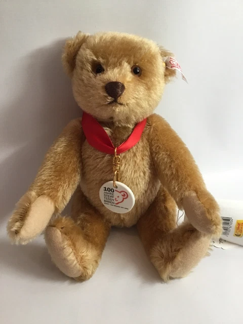 Steiff  " Anniversary Teddy Bear 2003" Ean 671036 Celebrating 100 Years Of Bears