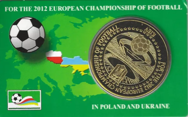 BTN Medaille Fussball EM 2012 Polen Ukraine, Stadion Kiew