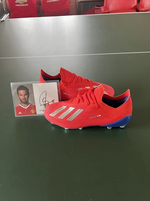 JUAN MATA MANCHESTER United Football Boots Match Issue Signed Man Utd Not Worn 249.00 PicClick UK