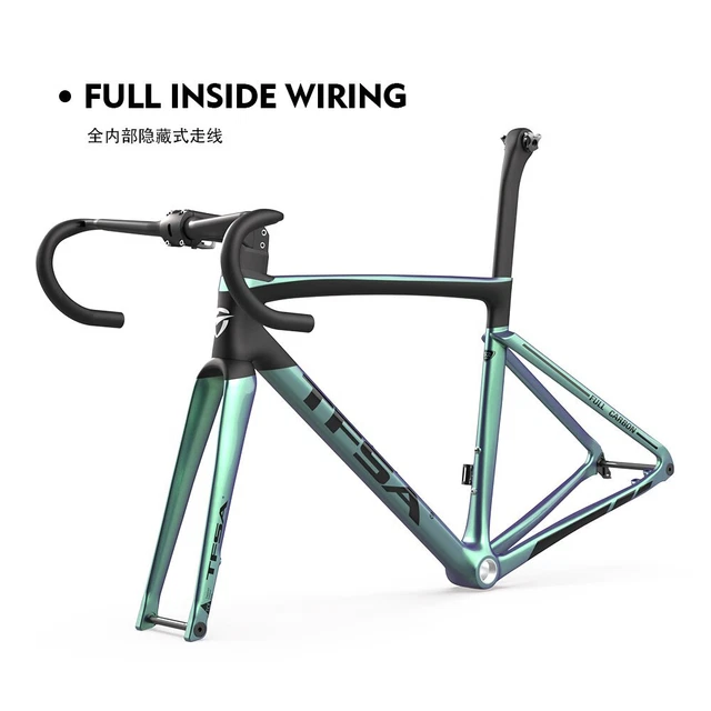 Alomejor Kit Guida Per Cavi Interni Bicicletta - Magnete E Flessibile Per Telaio In Carbonio E Alluminio - 3
