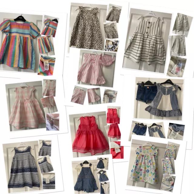 baby girls multi listing  summer  dresses sets swim wear next H&M 9-12 months