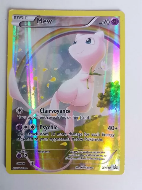 Mew XY110 FULL ART - Black Star Promo - Pokemon Card