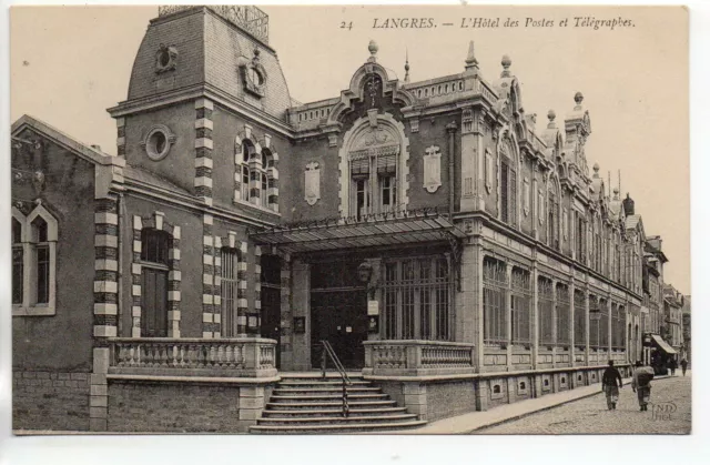 Thème LA POSTE - Bureau de Poste - CPA 52 - LANGRES-  la poste 4