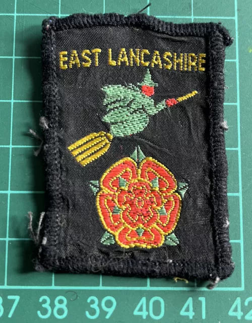 East Lancashire Tourist Badge Patch Holiday Scout Guides Sew On Camp Blanket