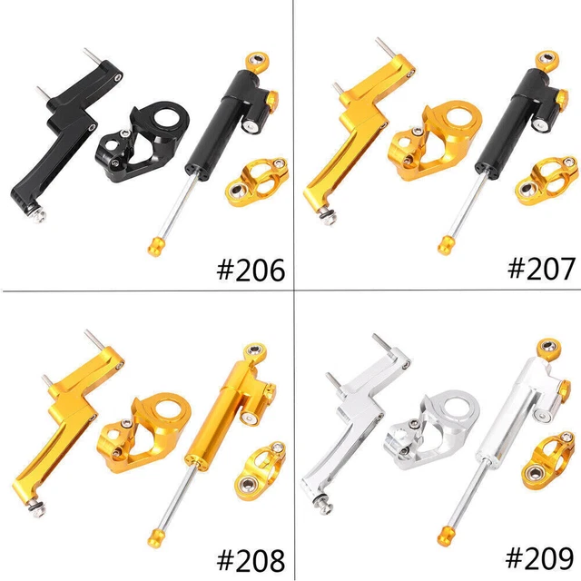Ammortizzatore Sterzo Stabilizzatore Kit Supporto Motore per Suzuki GSXR1300 1998-2015