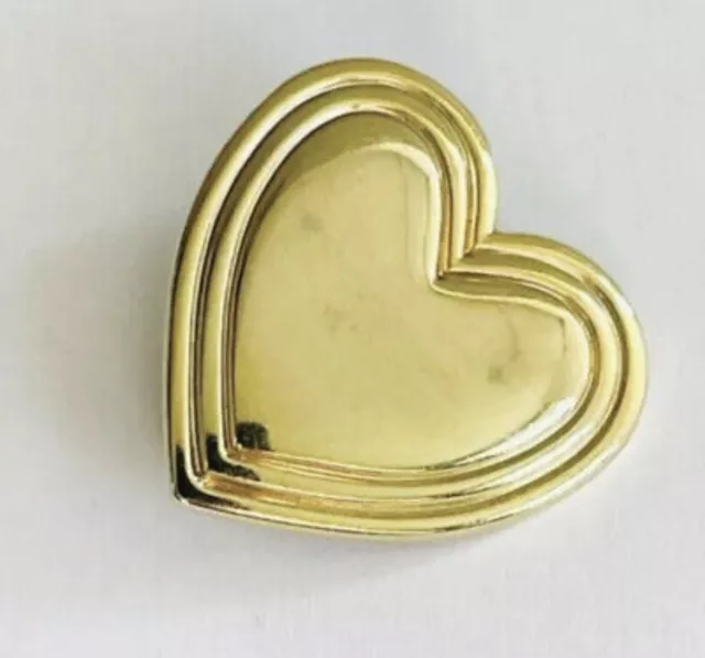 Vintage 1993 Variety Heart Club Badge Gold Tone Brooch