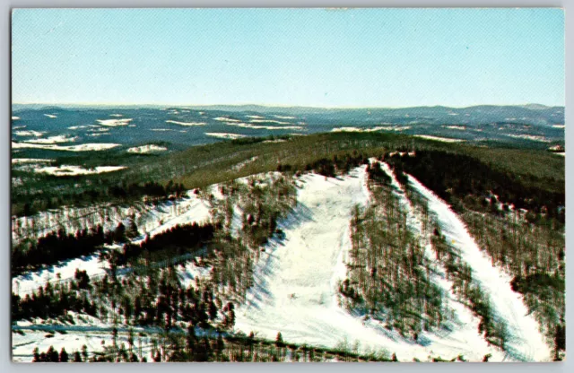 Vermont VT - Hogback Mountain - Ski Area - Novice Slope - Vintage Postcard