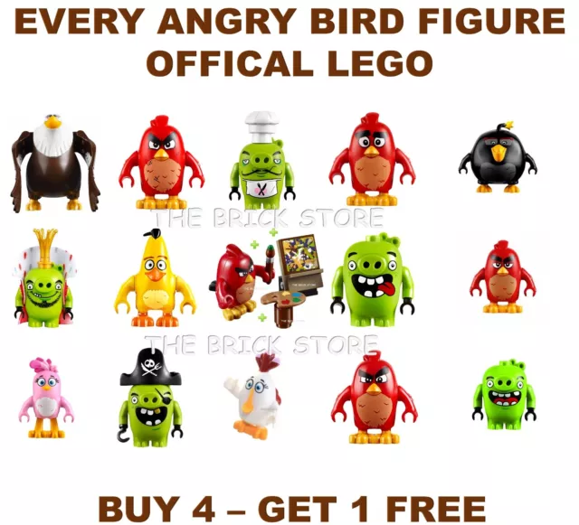 Lego The Angry Birds Film - Evrey Figur Instock - Bestpreis - Schnell + Geschenk - Neu