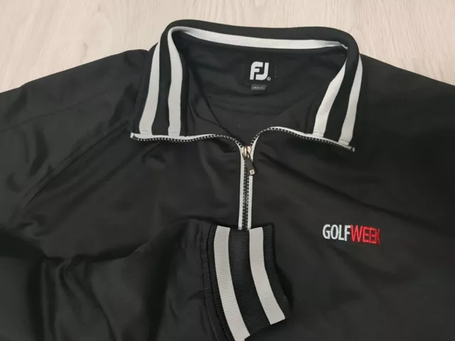 Footjoy Golf Jacke Herren Gr. L Pullover Schwarz