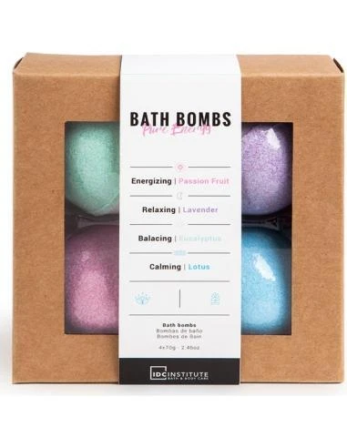 Set Caja 4 Bombas De Baño Pure Energy Multicolor