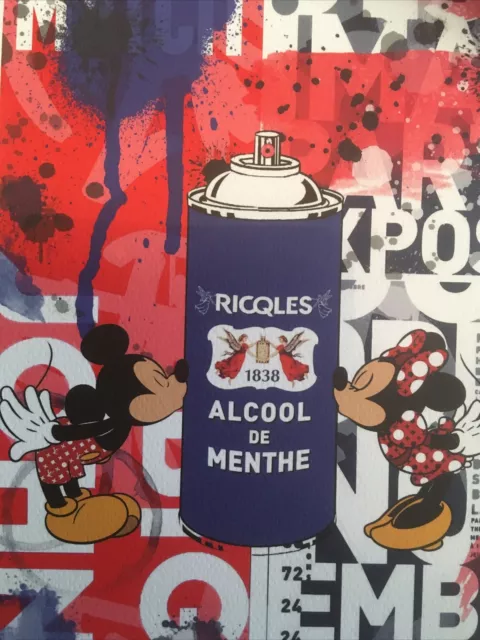 MISAKO Street Art signée Numérotée Mickey Art