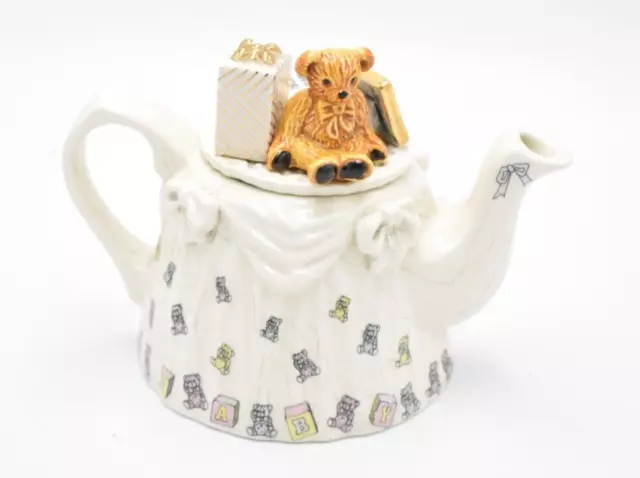 Cardew Designs Baby's Christening Teapot Novelty Decorative Collectible