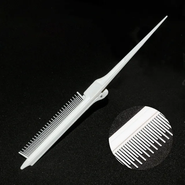 Point-tail Highlight Comb With Clip High-gloss Comb Salon Styling Tools