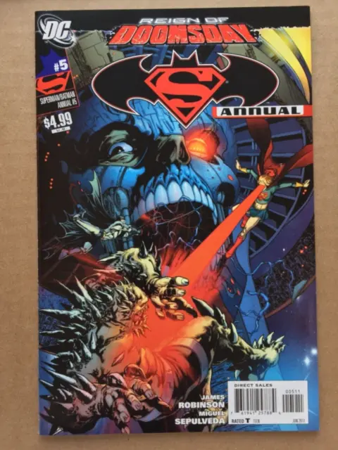 Superman/Batman annual #5 NM+ DC comics 2011 High grade