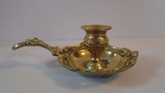 Bougeoir rat de cave en bronze - Ma valise en carton