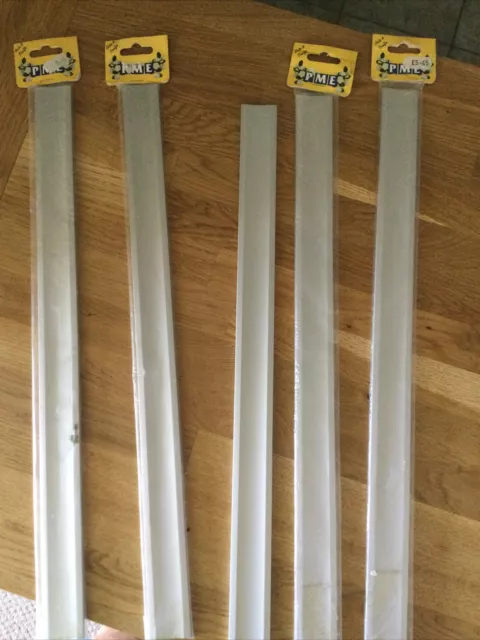 Joblot Of 5 Aluminium Icing Rulers 18” Long By PME Sugarcraft