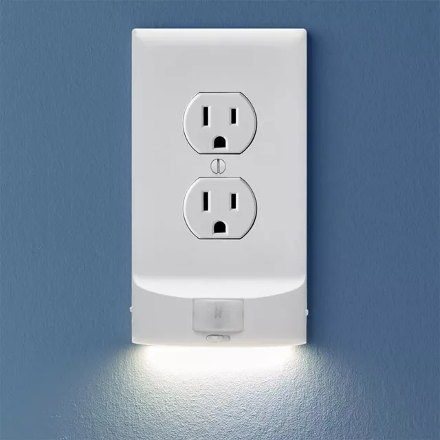 SnapPower MotionLight - Motion Detecting Night Light Wall Plate - Bright/Dim/Off