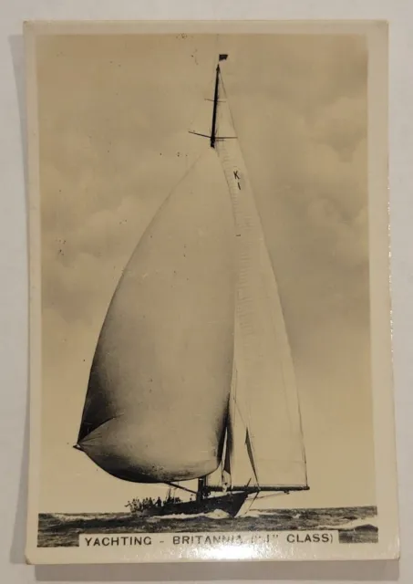 1935 Pattreiouex Sporting Events & Stars #37 Yachting - Britannia "J" Class (C)