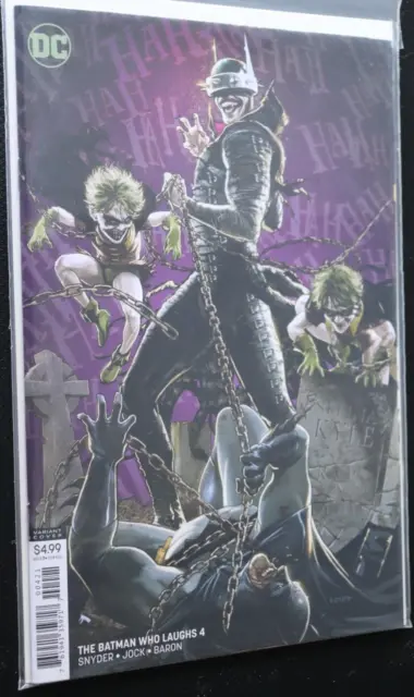 The Batman Who Laughs #4B Kaare Andrews Variant 1st Print NM DC Comics 2019