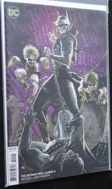 The Batman Who Laughs #4B Kaare Andrews Variant 1st Print NM DC Comics 2019