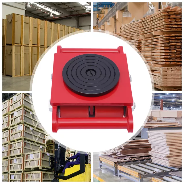 6 Ton Heavy Equip Machine Dolly Skate Machinery Roller Mover Cargo Trolley USA