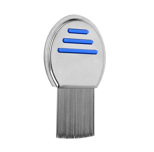 Stainless Steel Lice Treatment Comb For Head Lice Egg Removal Comb  Anti Slip