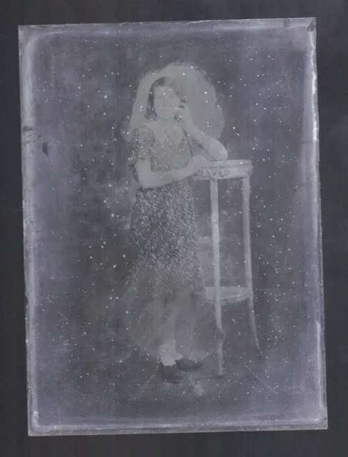 Glass photo plate - women's (Ref. 13)
