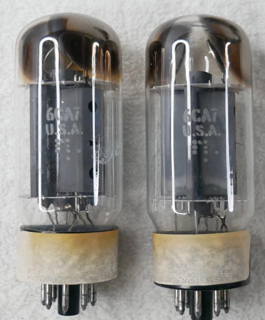 VALVO CCA Gray plates 1962年 ペア真空管 VALVO CCA Gray plates 1962